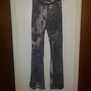 Stretchy Soft Ice Tie Dye Bell Bottoms